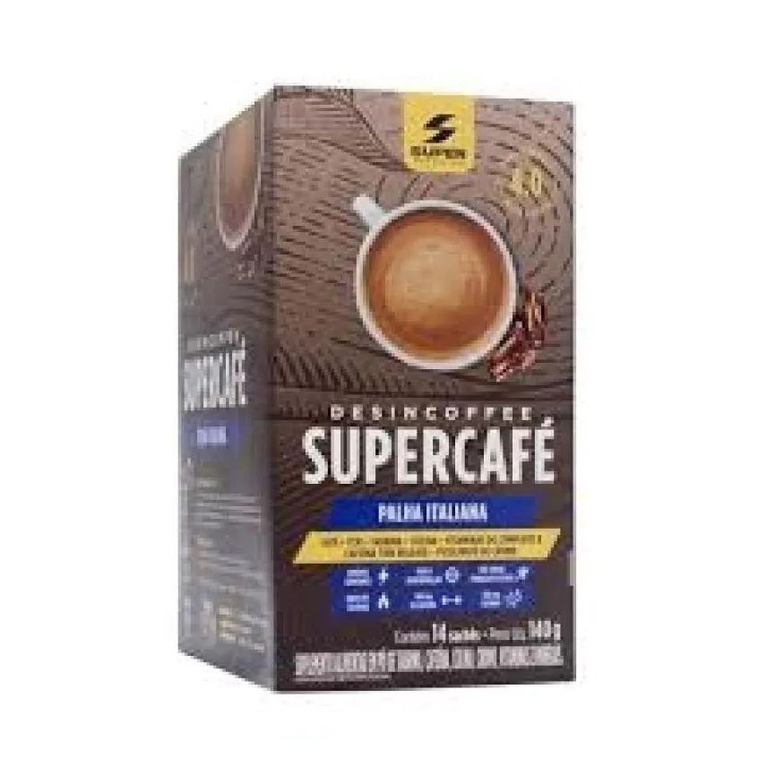 Super Nutrition Stick Supercafe Display 140g (14 Unid 10g) - Palha Italiana