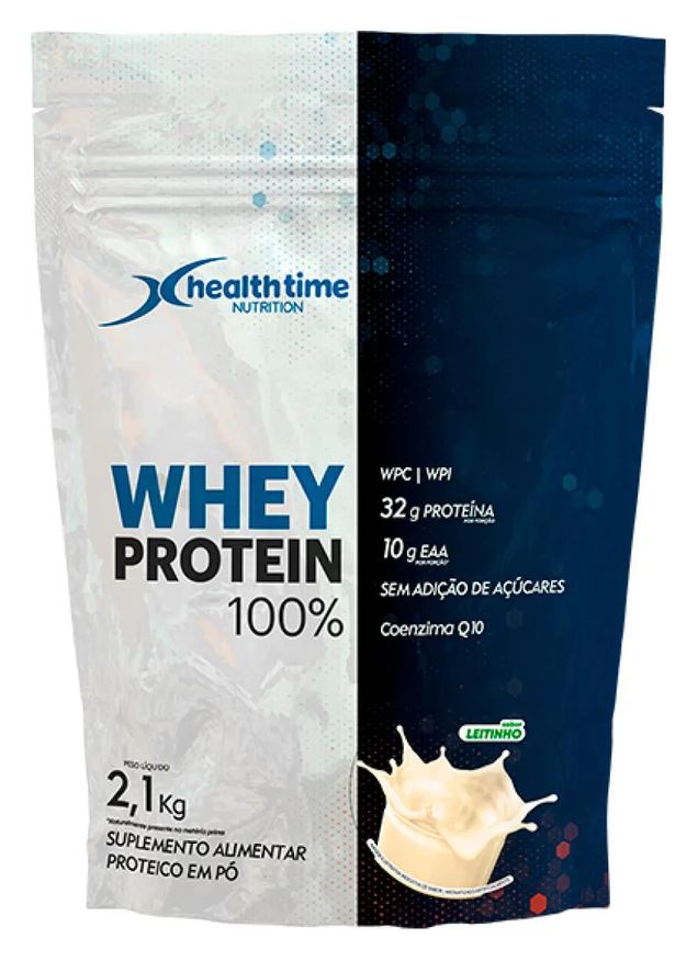 Health Time Nutrition Whey Protein 100% Refil (2,1kg) - Leitinho