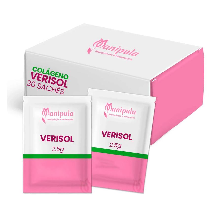 Manipula Verisol Plus 2,5g - Colágeno - 30 Sachês (frutas Vermelhas) (o Autêntico e com Selo de Autenticidade)