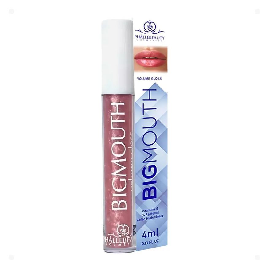 Phállebeauty Gloss de Aumento Big Mouth Volume Gloss: Rose Ph0860