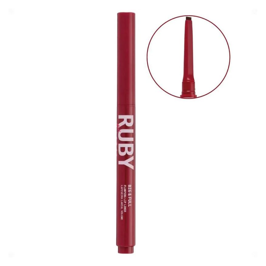 Ruby Kisses Lapiseira Labial Volume Big e Full Red Wine Rpu09b