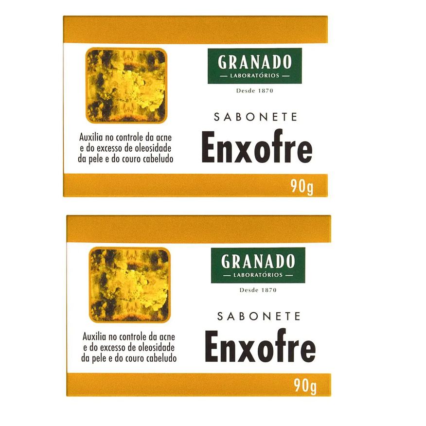 Granado Kit 02 Sabonetes Enxofre Acne e Oleosidade 90g