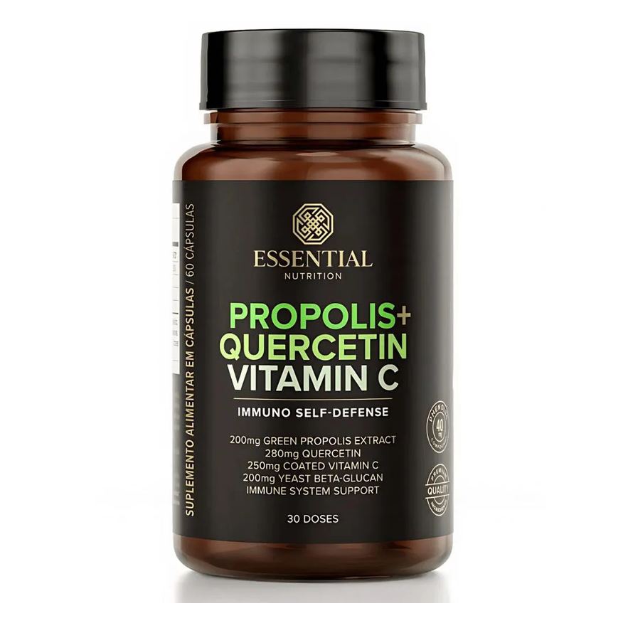 Essential Nutrition Propolis + Quercetin + Vitamin C (60 Cápsulas)