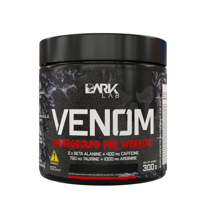 Dark Lab Pré Treino Venom Underground Frutas Vermelhas 300g