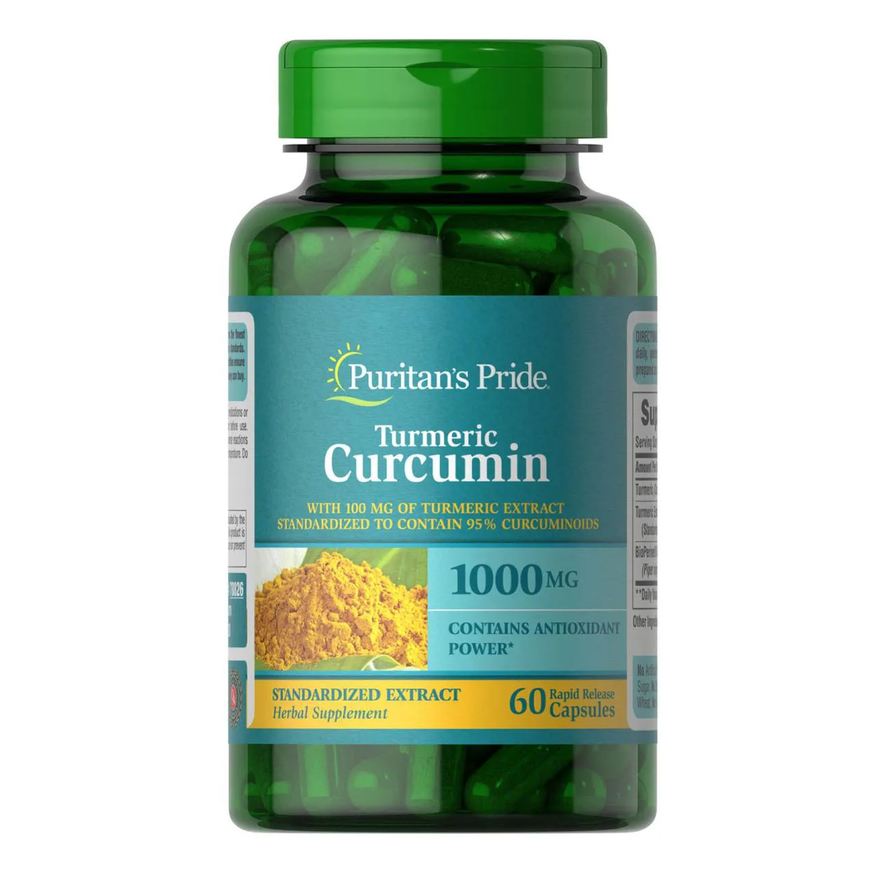 Puritan's Pride Curcuma Turmeric 1000mg 60 Capsulas