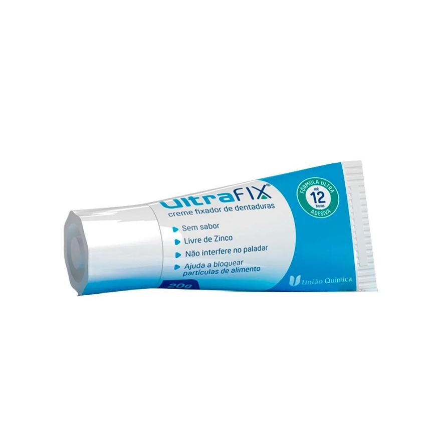 Fixador Creme de Dentadura UltraFix Sem Sabor 20g