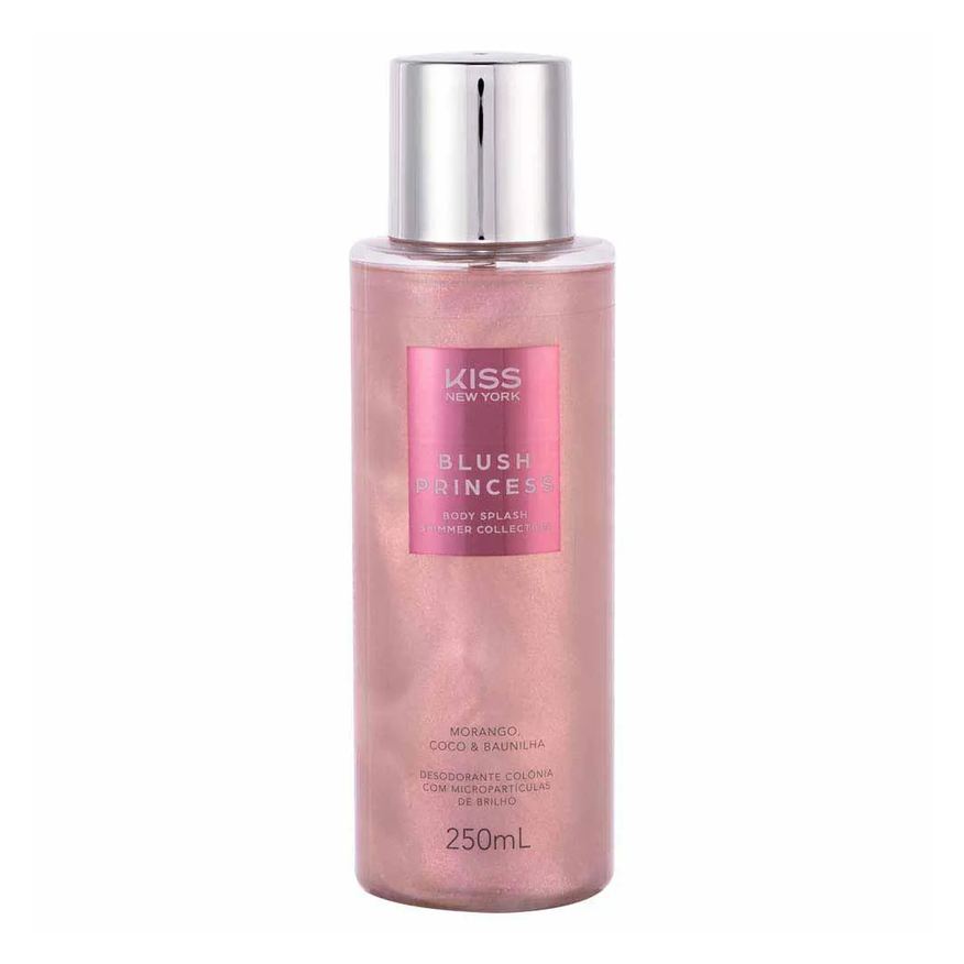 Kiss New York Body Splash Shimmer Blush Princess 250ml