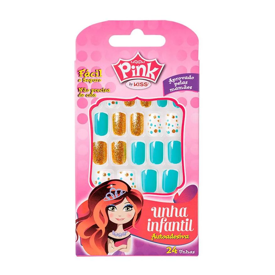 Kiss New York Unhas Postiças Infantis – Sweetness