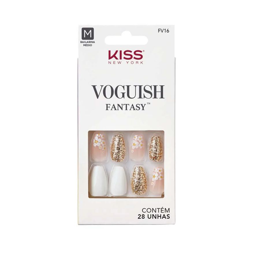 Kiss New York Unhas Postiças Kiss Ny Voguish Fantasy Beach Vibes