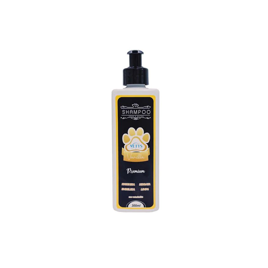 Vetys Shampoo Premium Vanilla Cães e Gatos 300ml