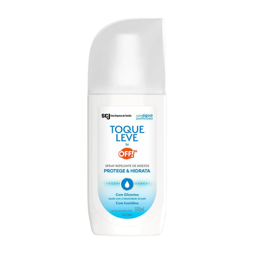 Off Repelente de Insetos Off! Protege e Hidrata Toque Leve Sem Perfume com Icaridina Spray 100ml