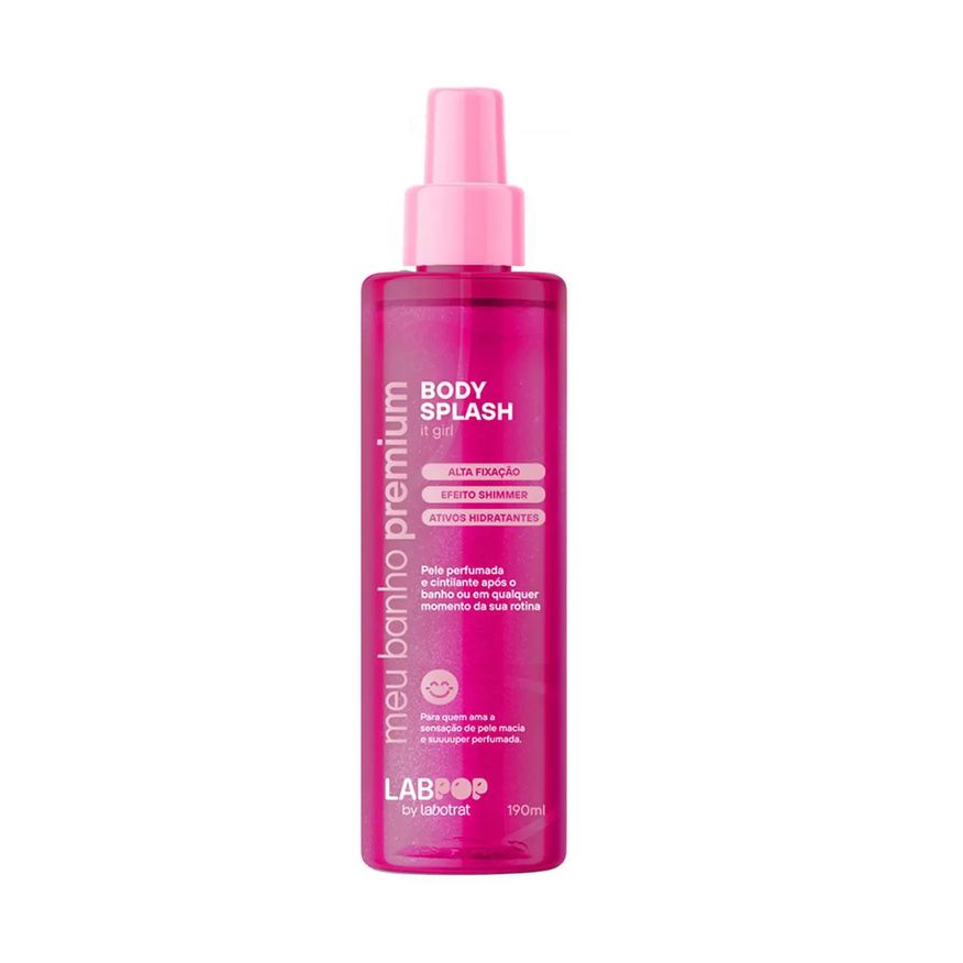 Splash Body LabPOP Meu Banho Premium It Girl Efeito Shimmer 190ml