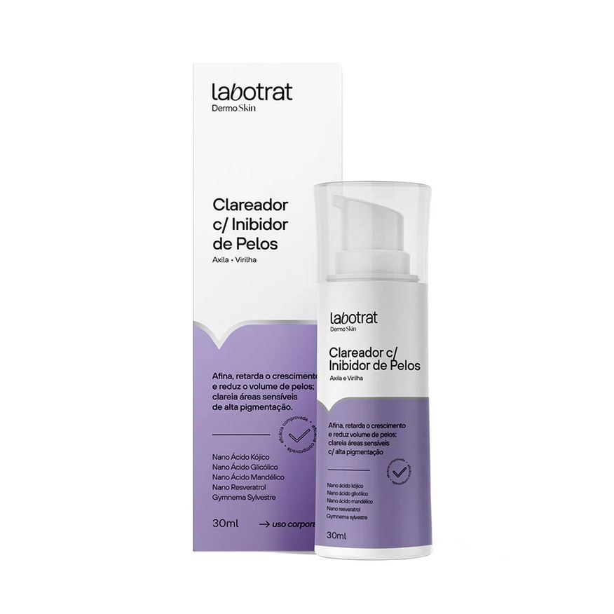 Labotrat Sérum Clareador com Inibidor de Pelos Dermo Skin Axila e Virilha 30ml