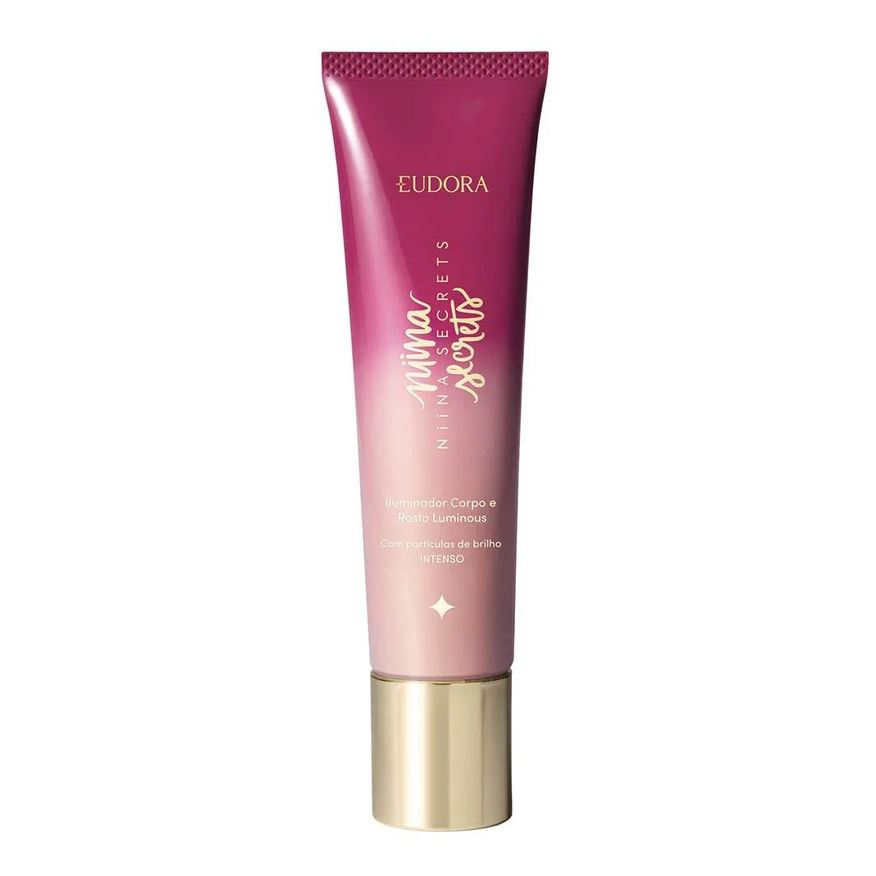 Niina Secrets By Eudora Iluminador para Corpo e Rosto Luminous 60ml