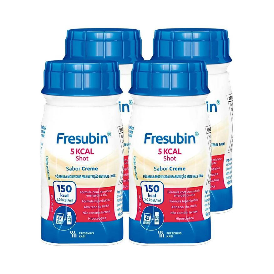 Fresenius Kabi Kit 4 Fresubin 5.0 Kcal Shot (Easy Bottle) Creme 125ml