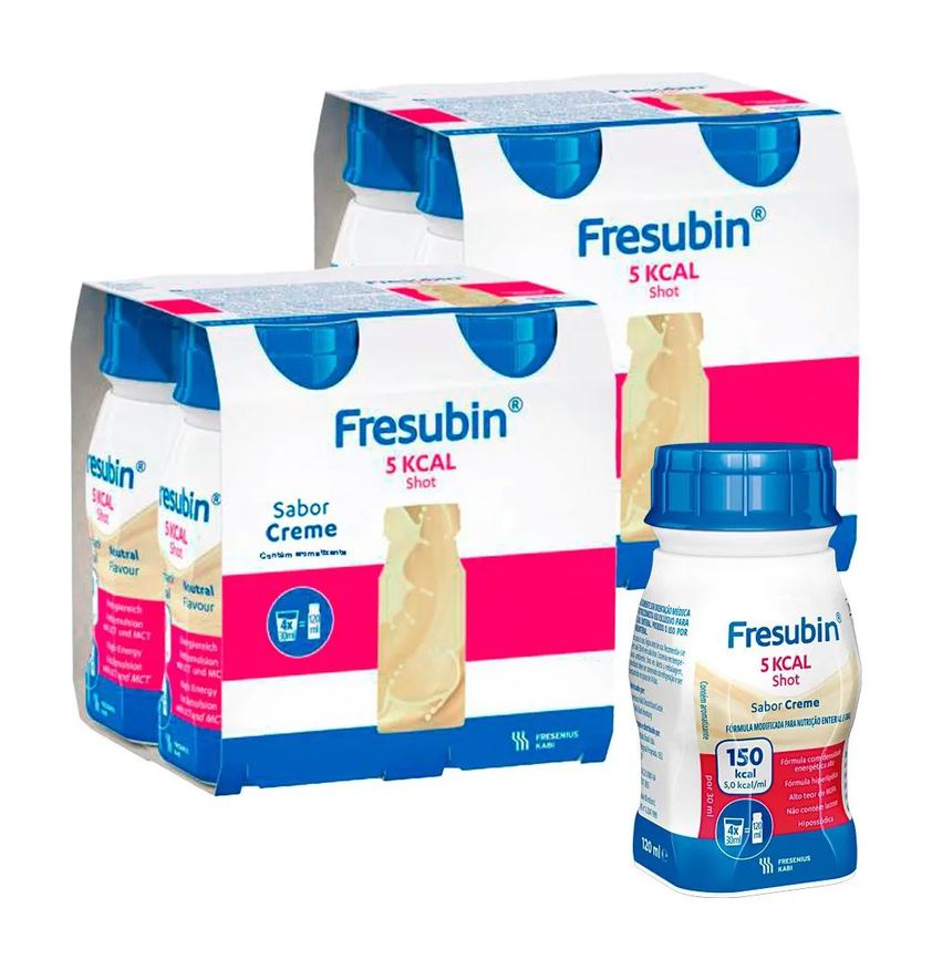 Fresenius Kabi Kit 8 Fresubin 5.0 Kcal Shot (Easy Bottle) Creme 125ml