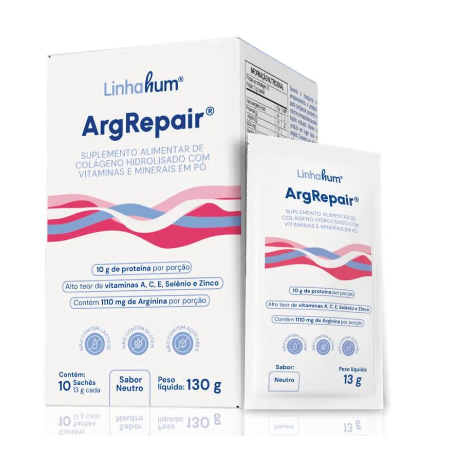 Linhahum Kit Argcir Argrepair Suplemento SEM Sabor