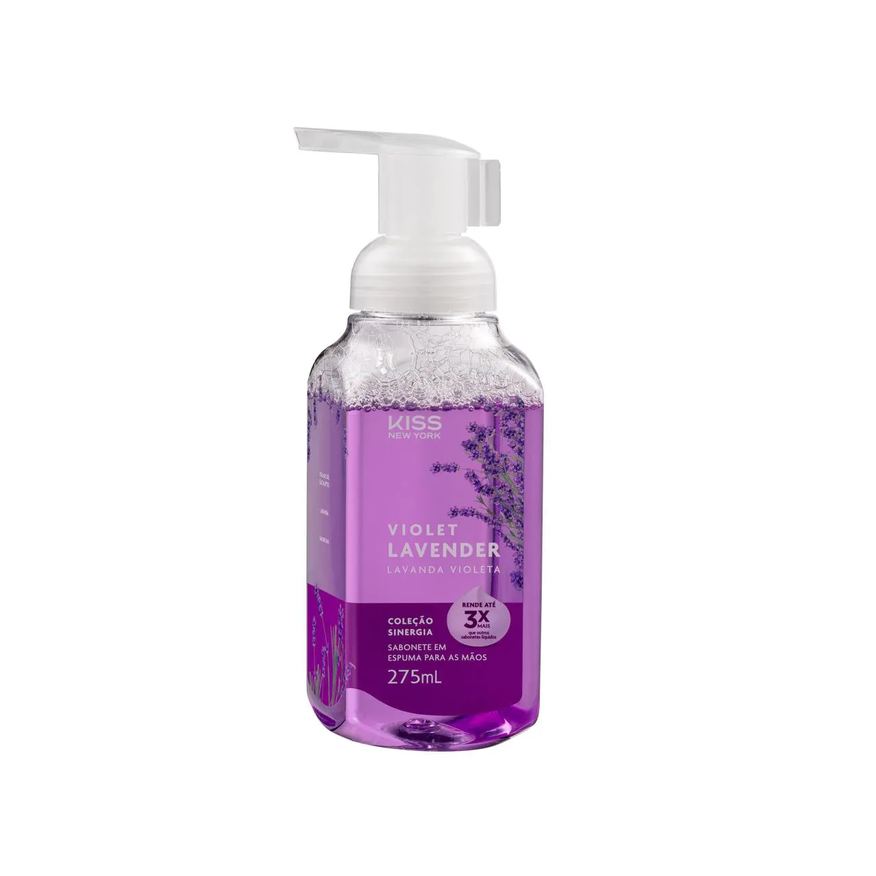Kiss New York Sabonete em Espuma Coleção Sinergia Violet Lavender