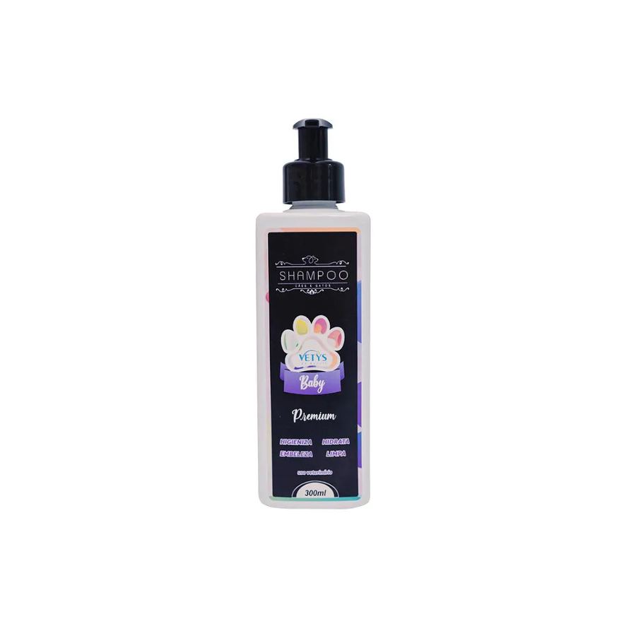 Vetys Shampoo Premium Baby Cães e Gatos 300ml