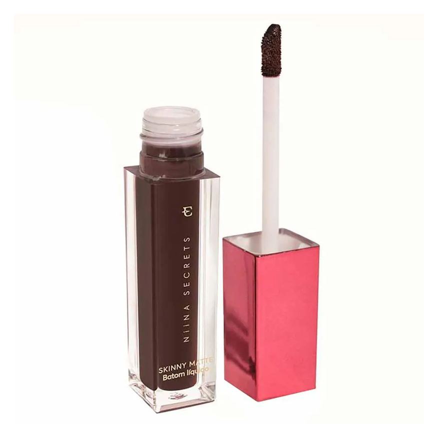 Niina Secrets By Eudora Batom Líquido Niina Secrets Skinny Matte 5ml Marrom Lírio