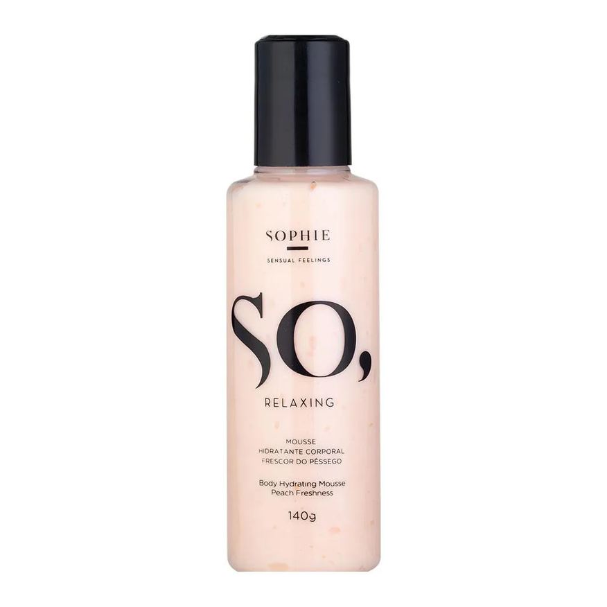 Sophie Mousse Hidratante Corporal Sensual Feelings So Relaxing - Frescor de Pêssego 140g