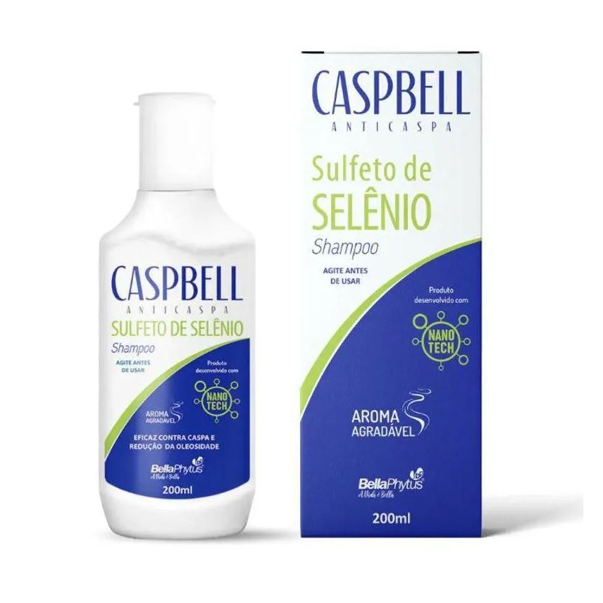 Bellaphytus Caspbell Shampoo Sulfeto de Selênio 200ml