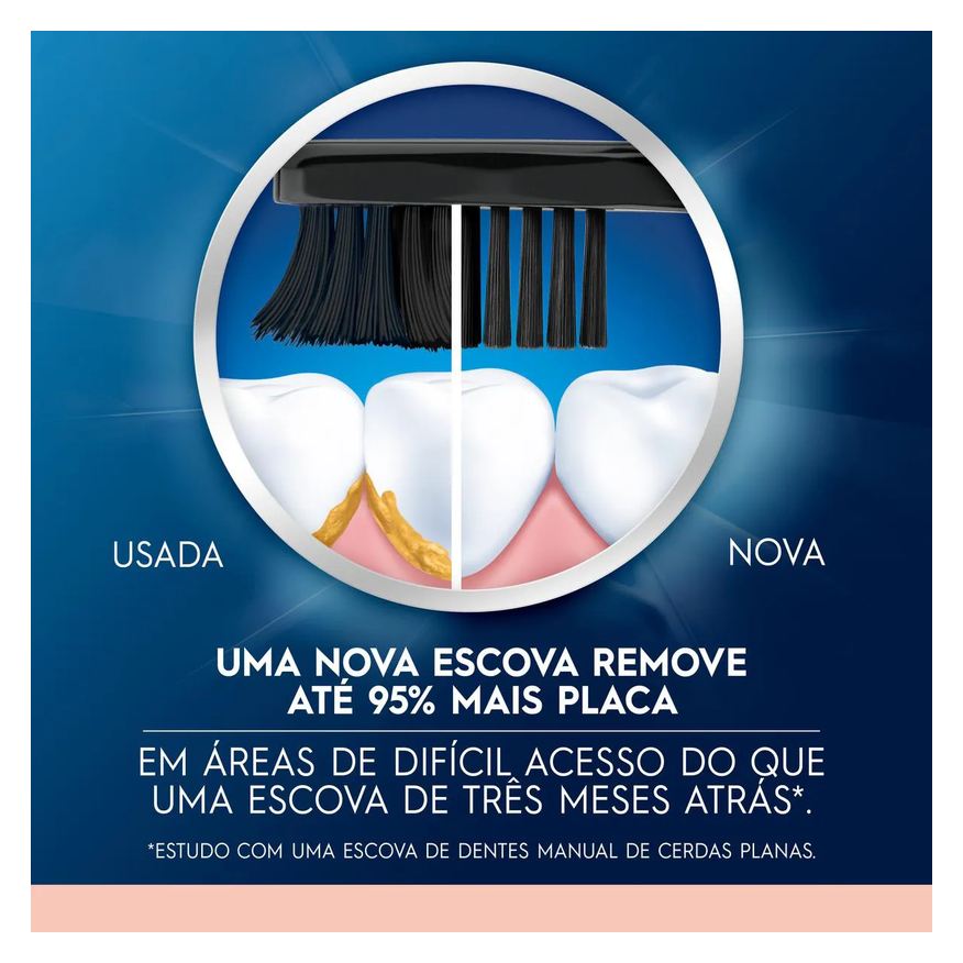 Oral-B Escova de Dente Purification Sensitive Cerdas Ultrafinas Minerais de Carvão 2 unidades