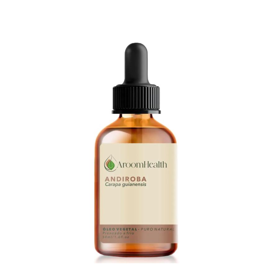 Aroom Health Óleo Vegetal Puro Natural de Andiroba - 50ml