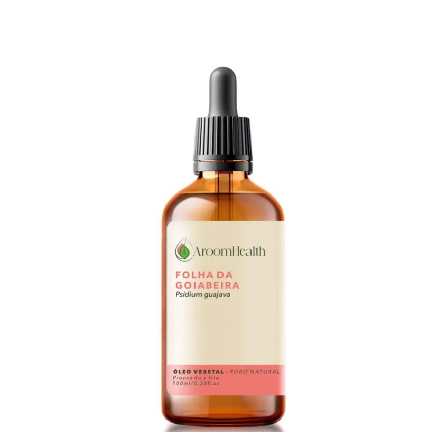 Aroom Health Óleo Vegetal Puro Natural de Folha da Goiabeira – 100ml
