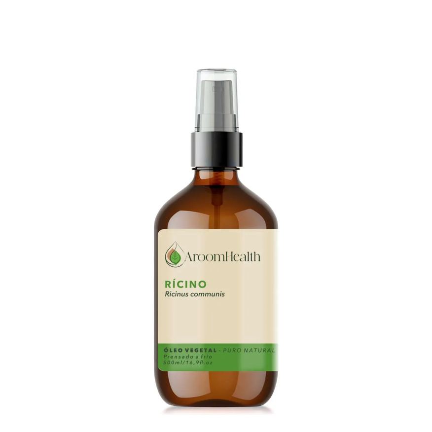 Aroom Health Óleo Vegetal Puro Natural de Rícino – 500ml
