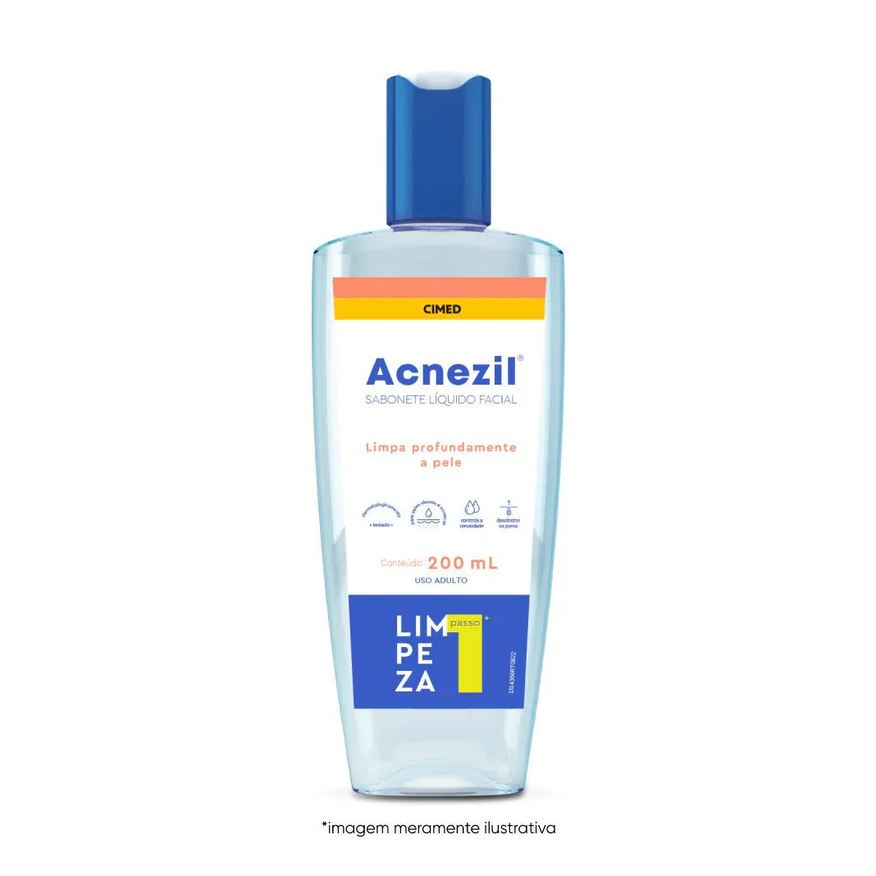 Cimed Sabonete Líquido Facial Acnezil