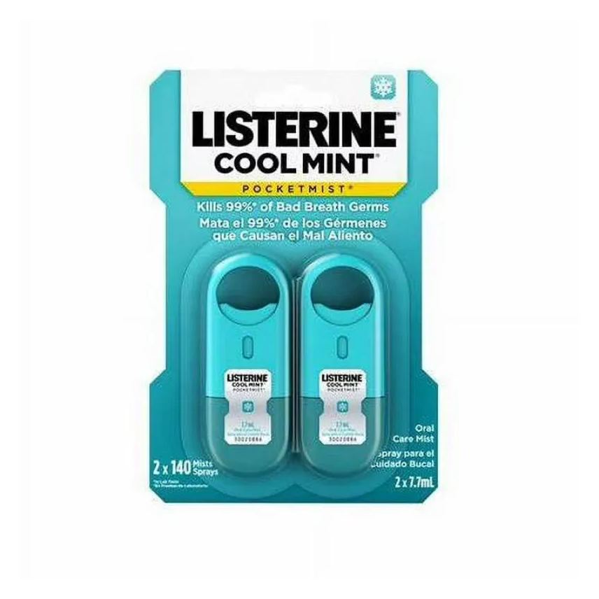 Listerine Cool Mint Pocketmist - Spray Bucal 2X7,7ml