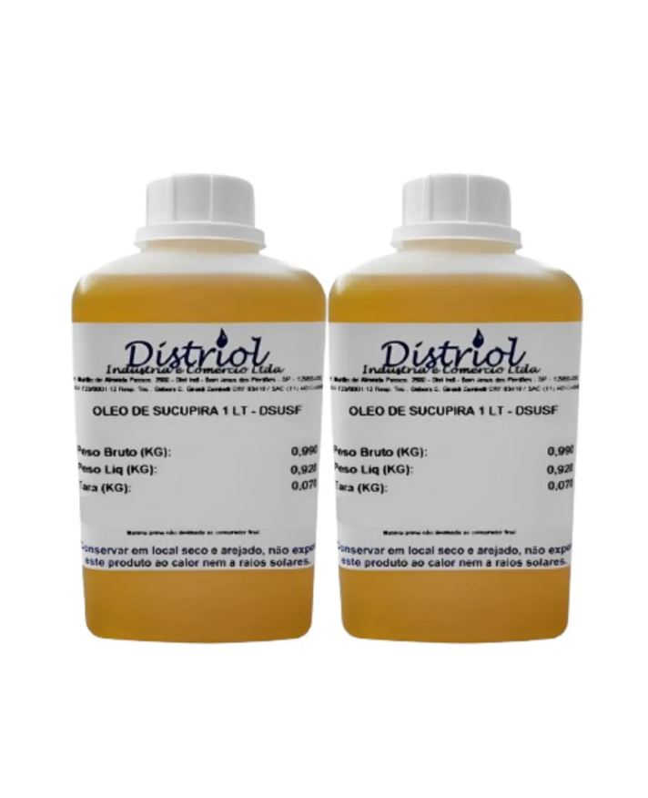 Distriol Kit 02 Unidades Óleo Vegetal Sucupira 1L