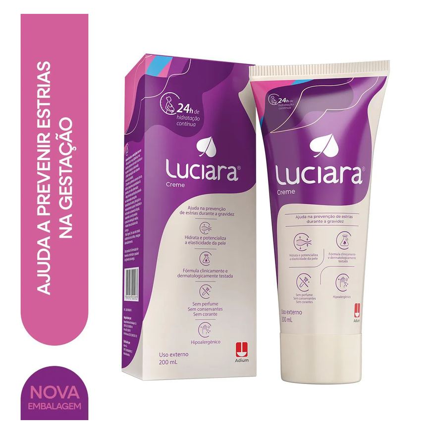 Luciara Creme Preventivo para Estrias Gestantes 200ml