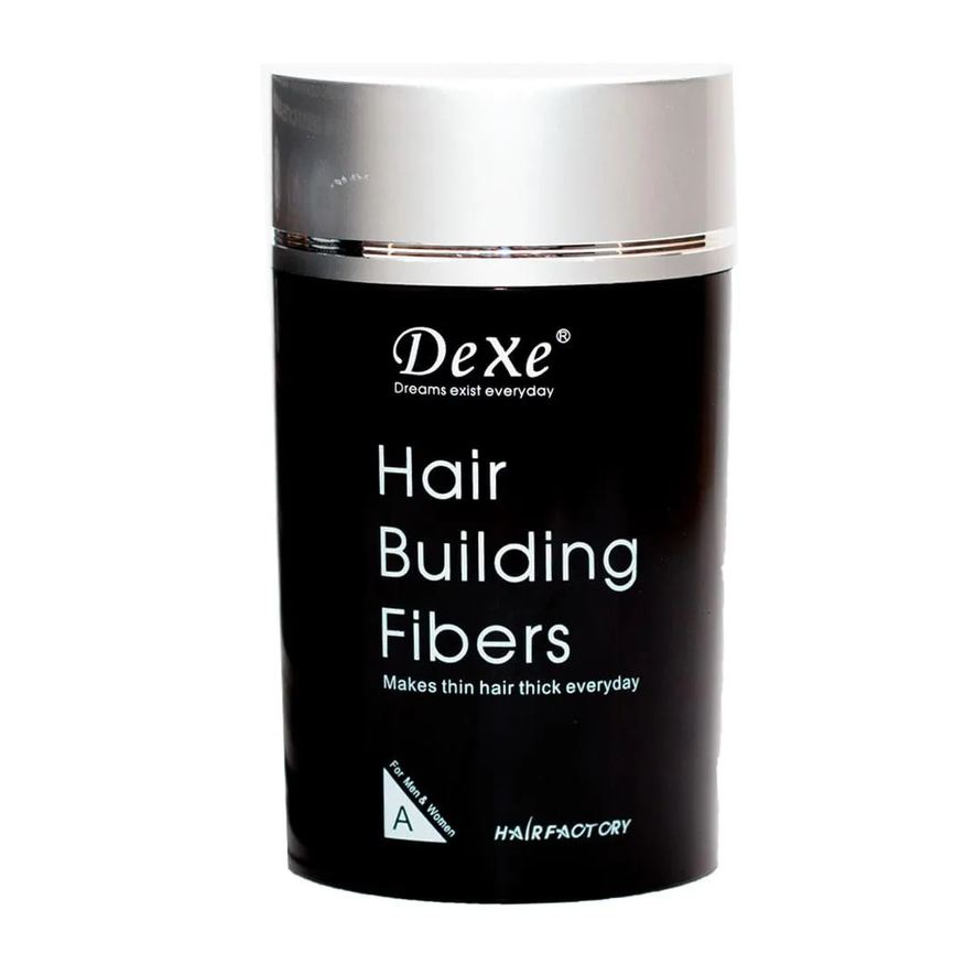 Dexe Fibers Disfarce para Calvície Castanho Médio