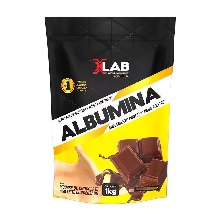 Xlab Albumina 1kg Sabor Chocolate com Leite Condensado X-Lab