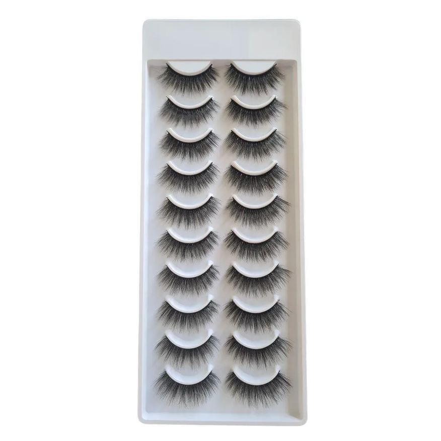 Negabella Cílios 3D Kit com 10 Pares Tipo 8D003