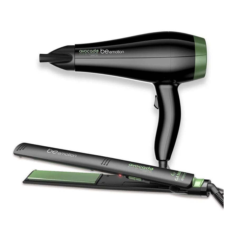 Ga.Ma Italy Secador de Cabelo e Prancha Be Emotion Gama Avocado Professional | 127V