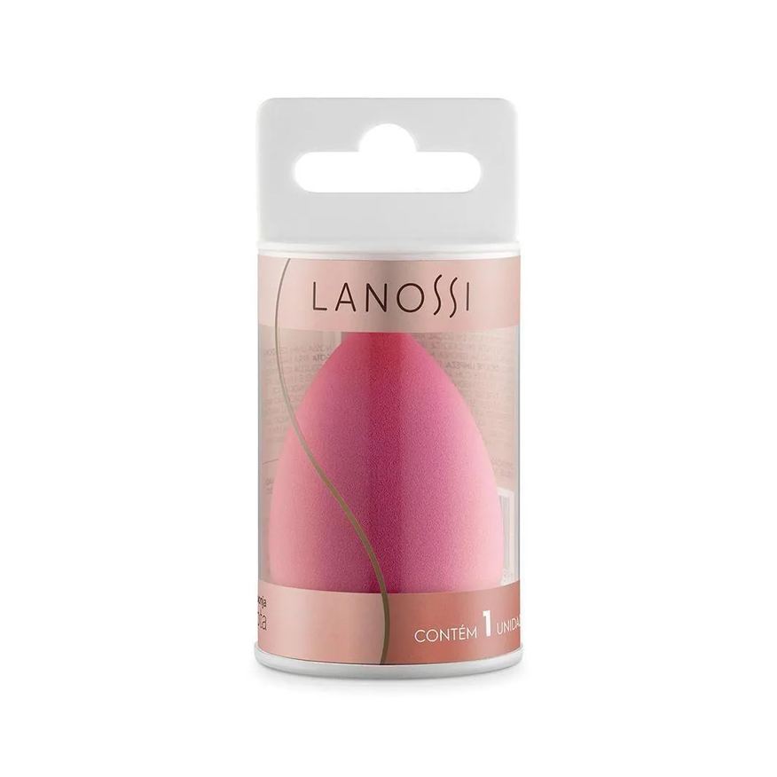 Lanossi Esponja de Maquiagem Formato Gota Látex Free