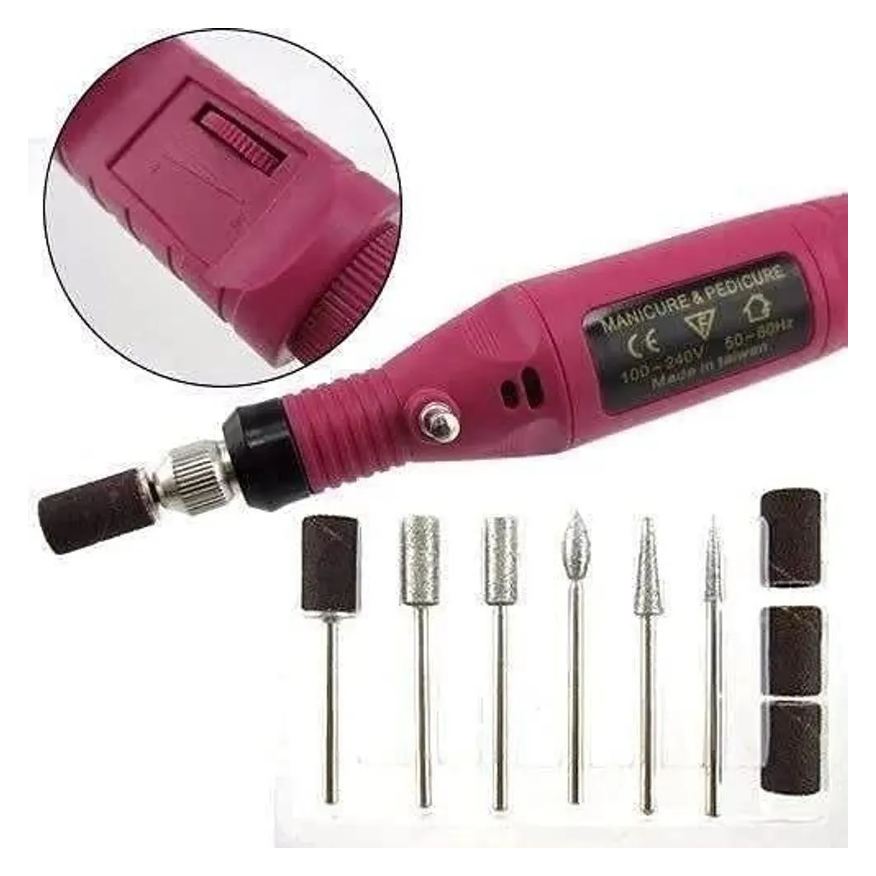 Mkb Kit Lixa Eletrica de Unha Manicure Pedicure Profissional