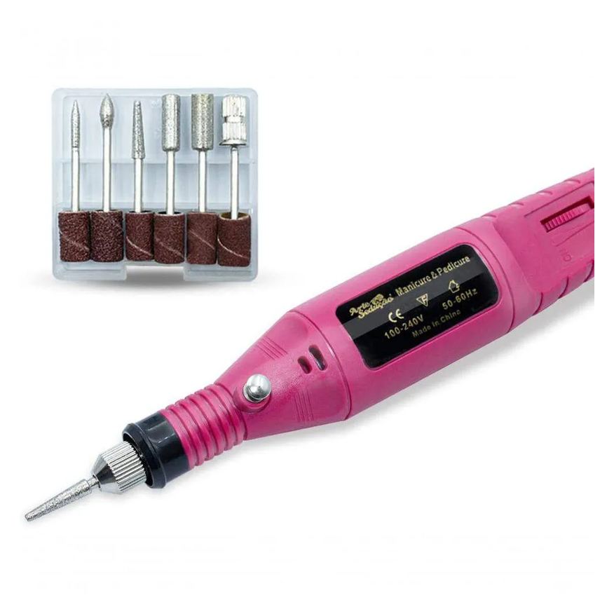 Mkb Lixa Eletrica Aparelho Lixador de Unhas de Porcelana Bivolt 110V / 220V