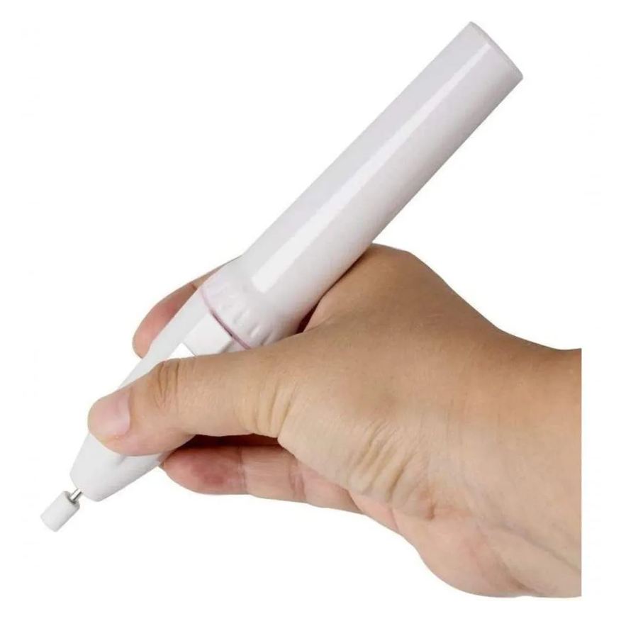 Unha Lixa Elétrica Multiuso Profissional Mão Pé Tip Acrilico Nv Pilhas
