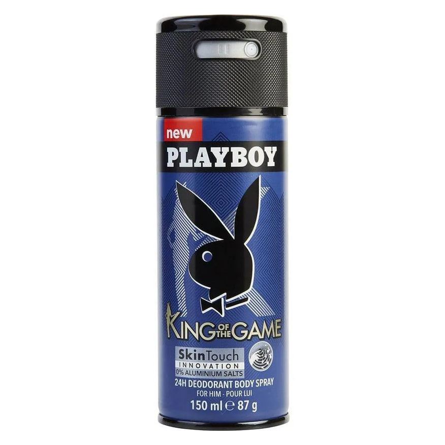 Playboy Desodorante Masculino King Of The Game Spray Corporal 150ml