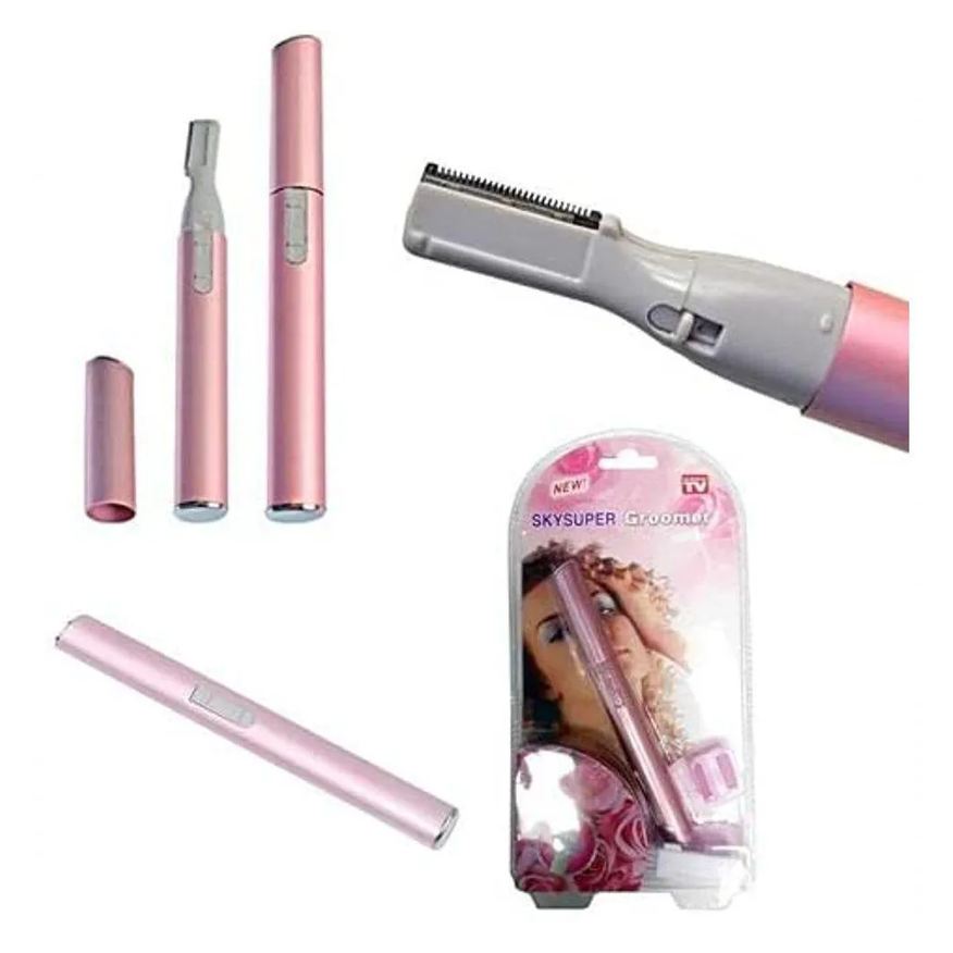 Mkb Fácil Depilador de Pelos Faciais Profissional Íntimo Caneta Rosa