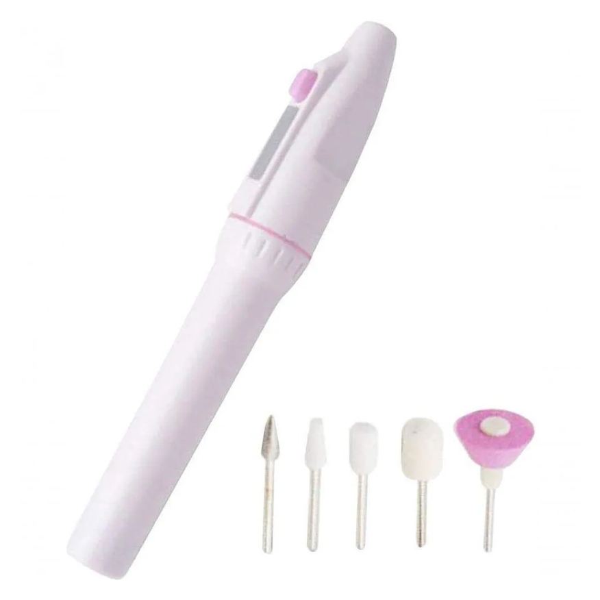 Mkb Ferramenta Elétrica de Manicure e Pedicure para Polimento de Unhas, Lixa de Unha Pilhas