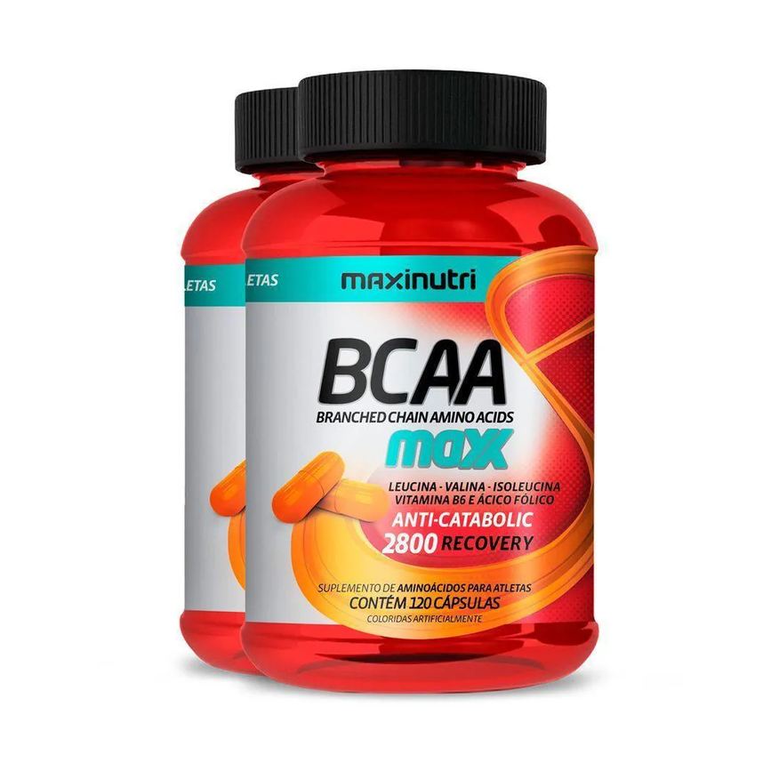 Maxinutri Kit 2 Bcaa Maxx 120 Cápsulas