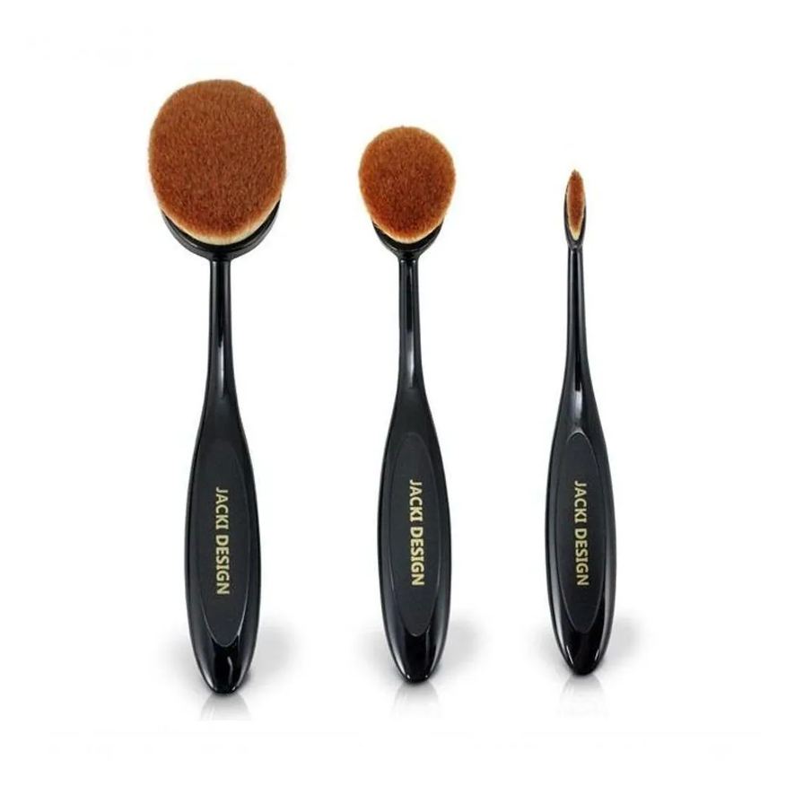 Jacki Design Kit de Pincéis Escova com 3 Peças