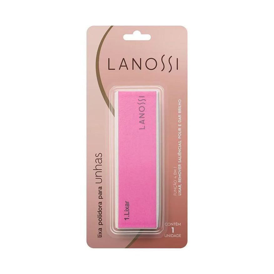 Lanossi Lixa de Unha Polidora com 4 Lados
