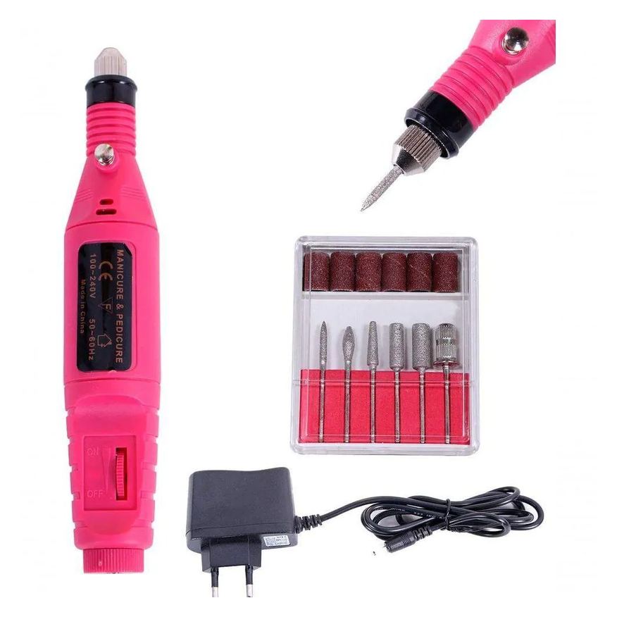 Mkb Lixa Eletrica de Manicure Profissional Pedicure Unha Mulher