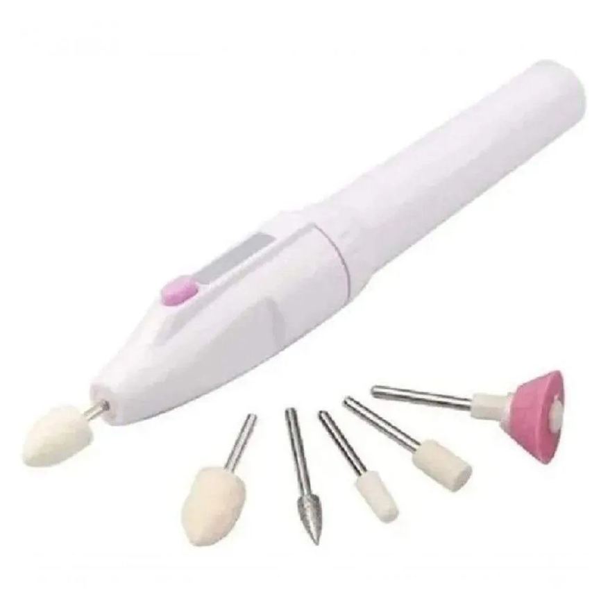 Mkb Lixa Unha Elétrica Manicure Pedicure Profissional à Pilha